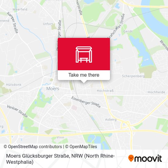 Moers Glücksburger Straße map