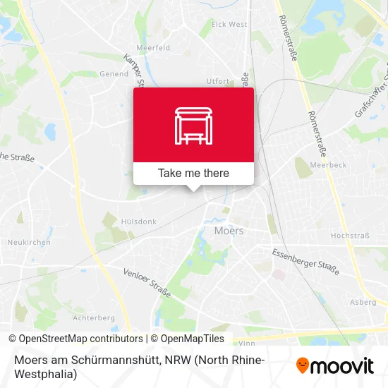 Карта Moers am Schürmannshütt