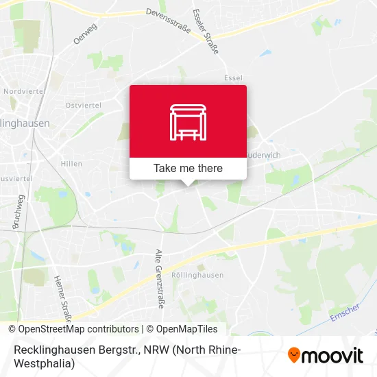 Recklinghausen Bergstr. map
