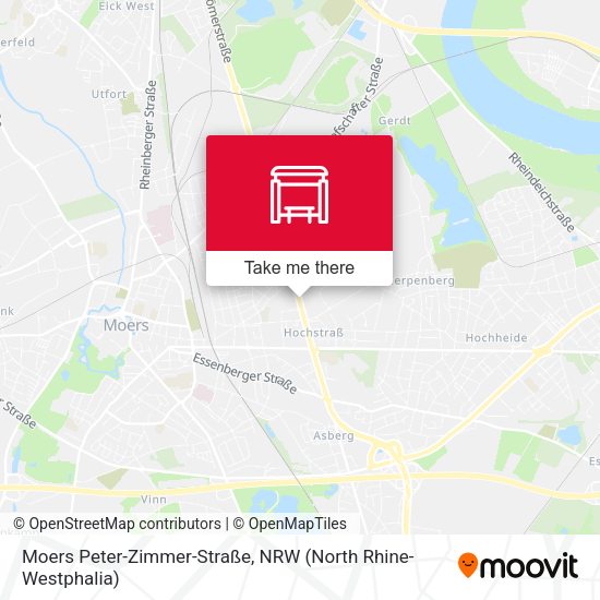 Карта Moers Peter-Zimmer-Straße