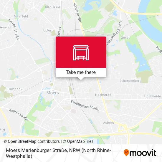 Moers Marienburger Straße map