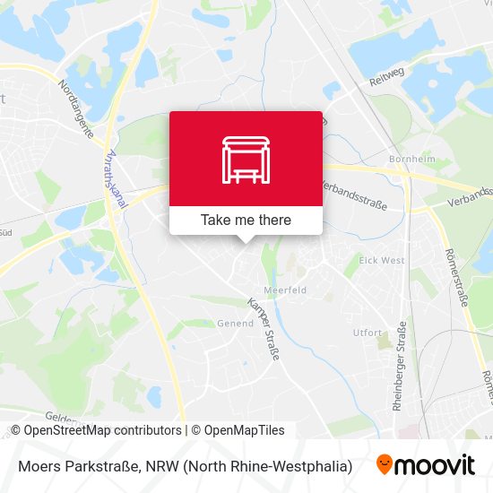 Moers Parkstraße map
