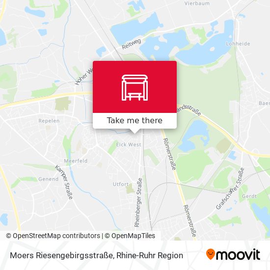 Moers Riesengebirgsstraße map
