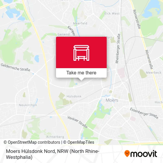 Карта Moers Hülsdonk Nord