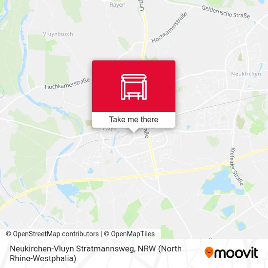 Neukirchen-Vluyn Stratmannsweg map