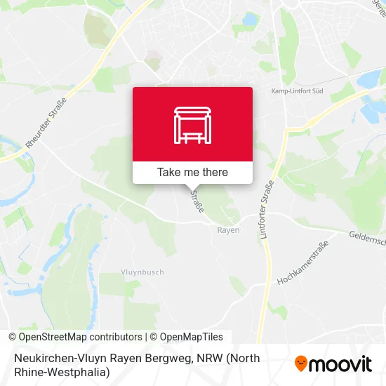 Карта Neukirchen-Vluyn Rayen Bergweg