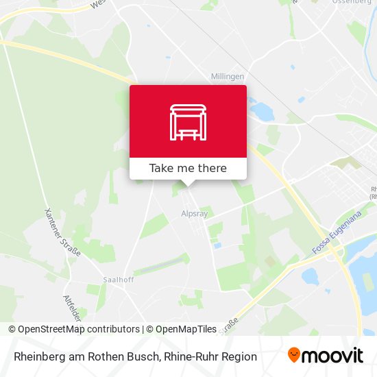 Rheinberg am Rothen Busch map