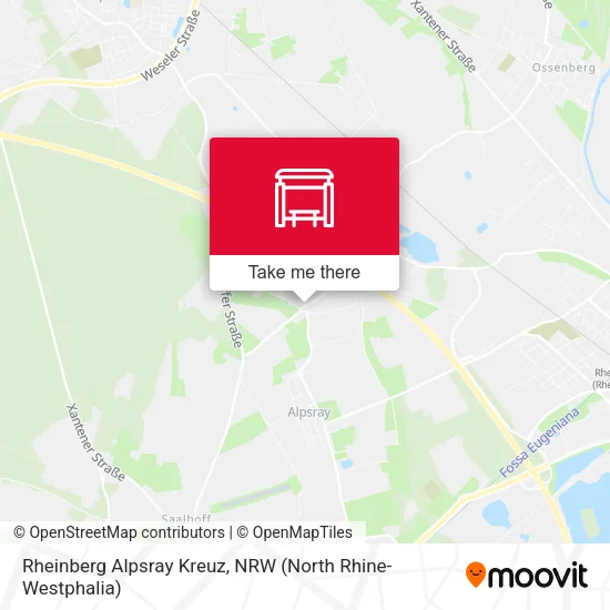 Карта Rheinberg Alpsray Kreuz