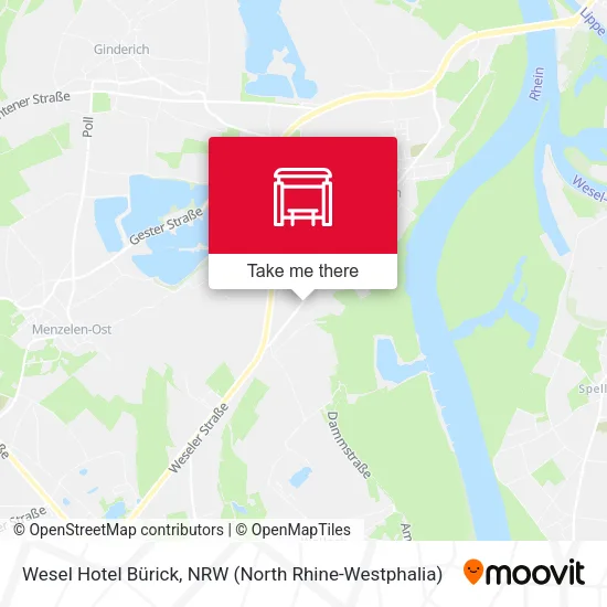 Карта Wesel Hotel Bürick