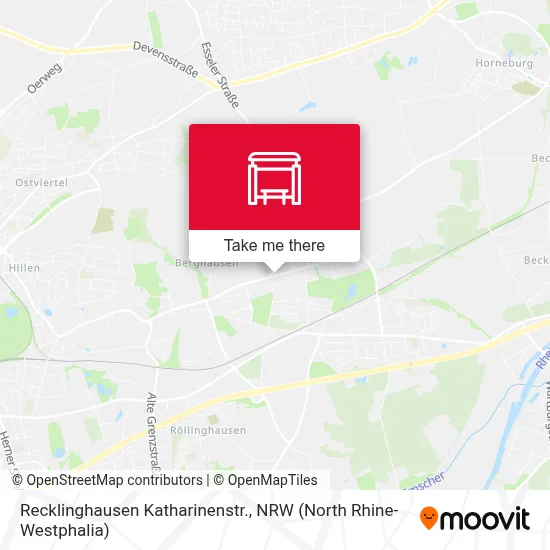 Recklinghausen Katharinenstr. map