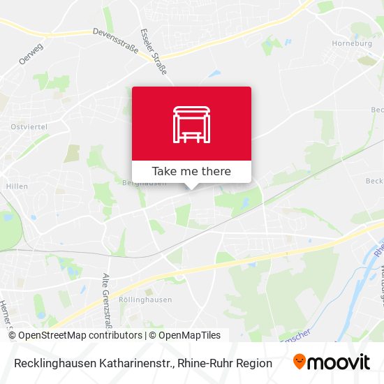 Recklinghausen Katharinenstr. map