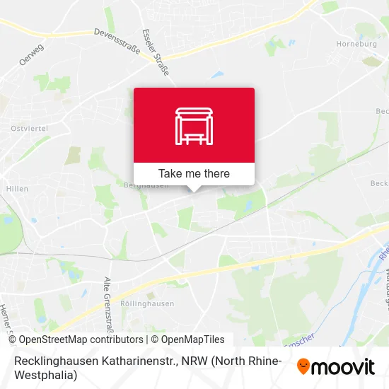 Recklinghausen Katharinenstr. map