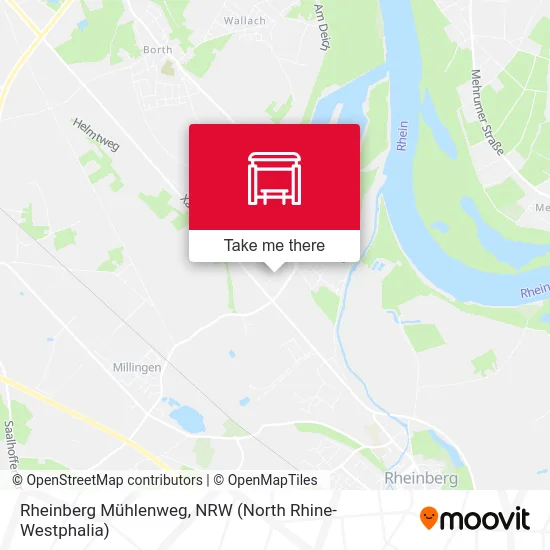 Карта Rheinberg Mühlenweg