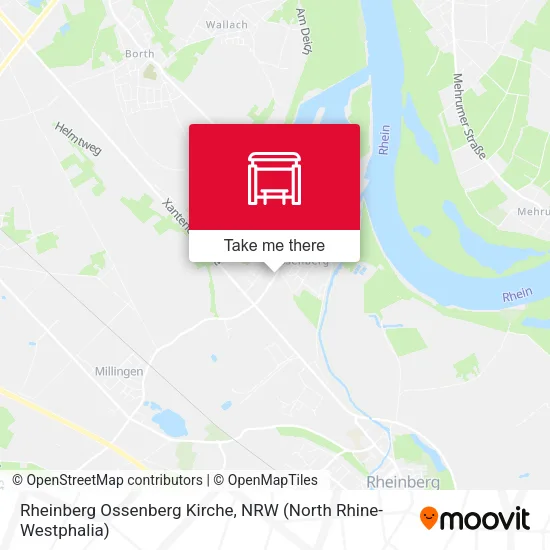 Карта Rheinberg Ossenberg Kirche