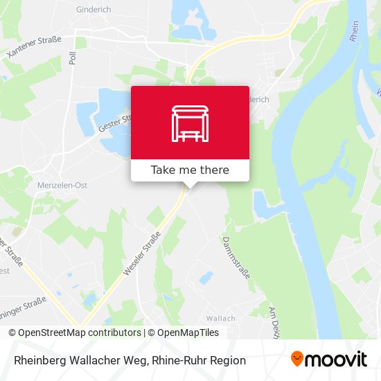 Rheinberg Wallacher Weg map