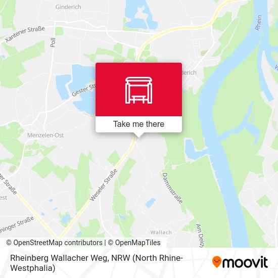 Rheinberg Wallacher Weg map