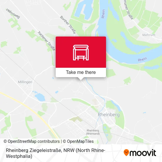 Карта Rheinberg Ziegeleistraße