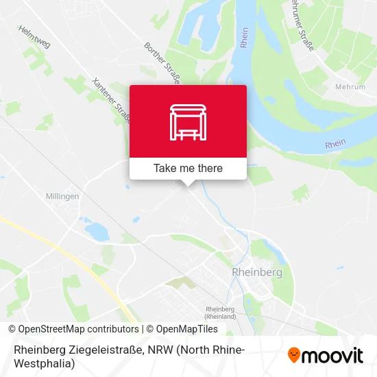 Карта Rheinberg Ziegeleistraße