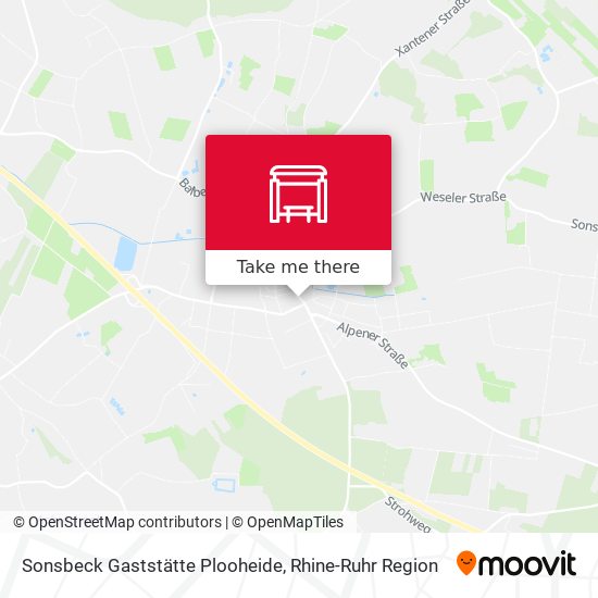 Sonsbeck Gaststätte Plooheide map