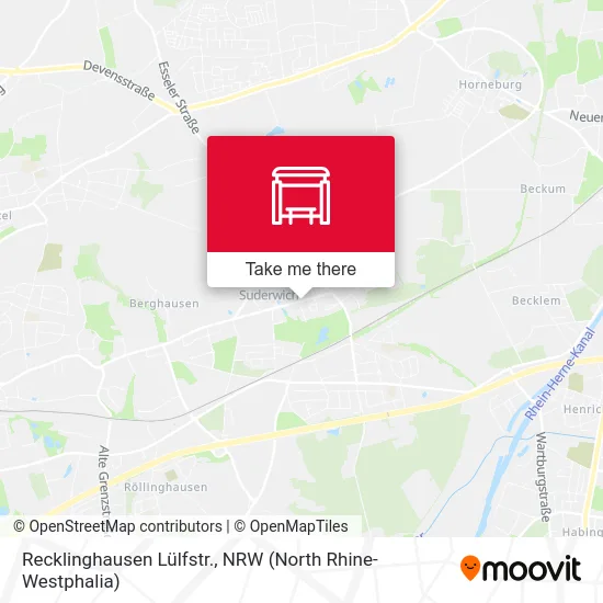 Recklinghausen Lülfstr. map