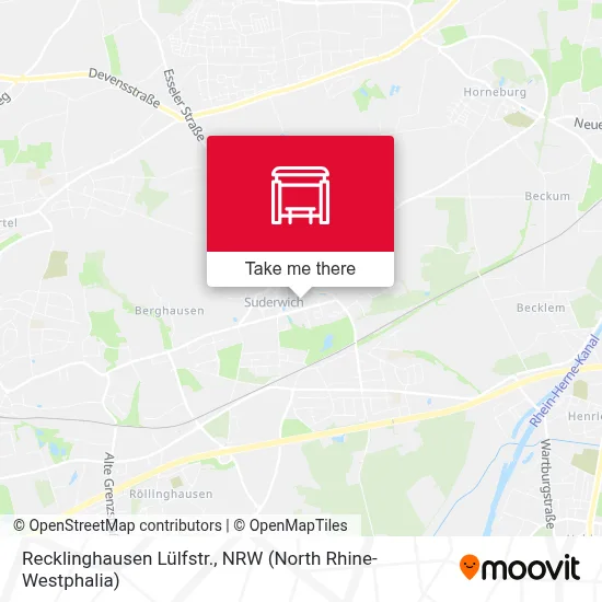Recklinghausen Lülfstr. map