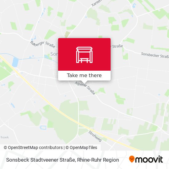 Sonsbeck Stadtveener Straße map