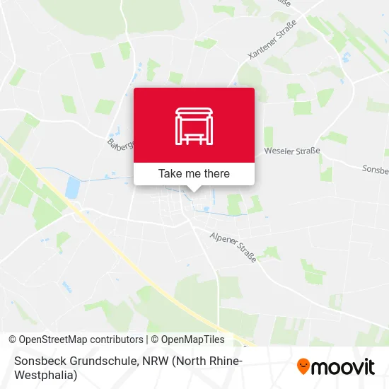 Sonsbeck Grundschule map