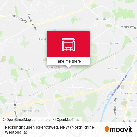 Карта Recklinghausen Ickerottweg