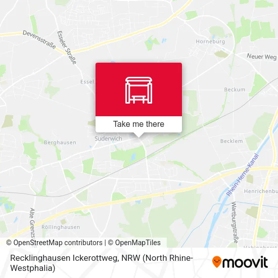Карта Recklinghausen Ickerottweg
