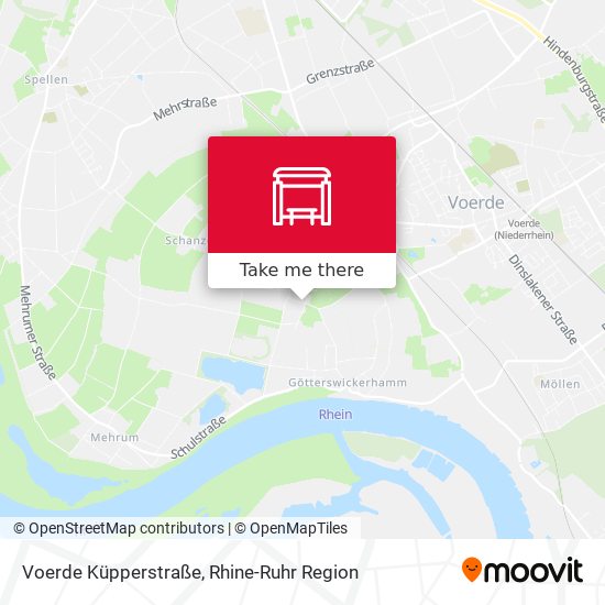 Voerde Küpperstraße map