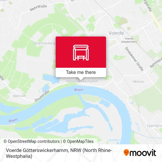 Карта Voerde Götterswickerhamm