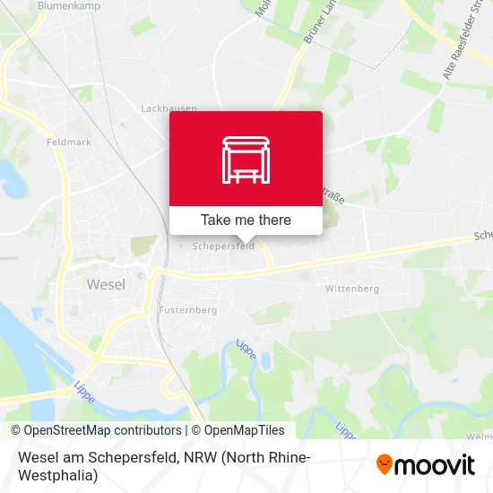 Карта Wesel am Schepersfeld