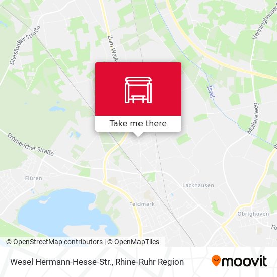 Wesel Hermann-Hesse-Str. map