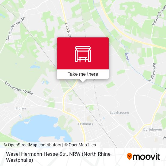 Wesel Hermann-Hesse-Str. map