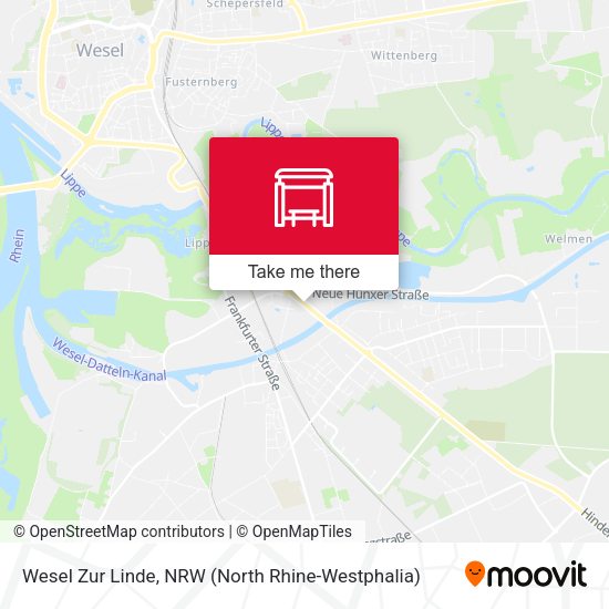 Карта Wesel Zur Linde
