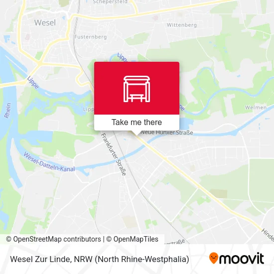 Карта Wesel Zur Linde