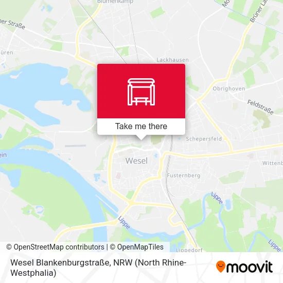 Карта Wesel Blankenburgstraße