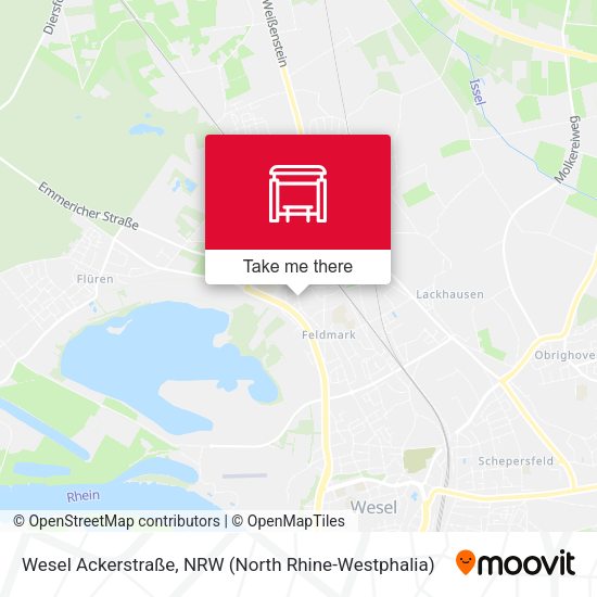 Карта Wesel Ackerstraße