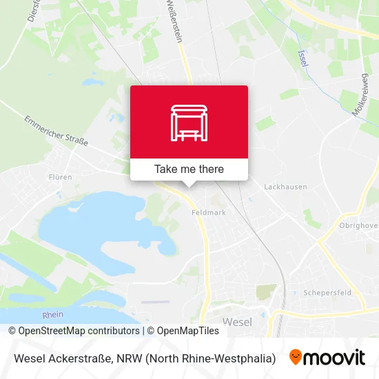 Карта Wesel Ackerstraße