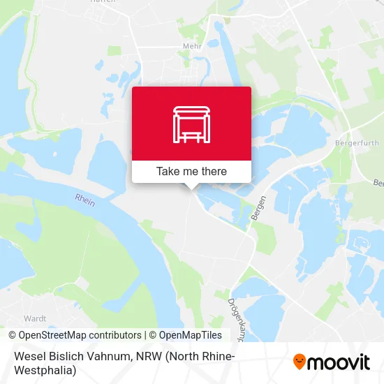 Карта Wesel Bislich Vahnum