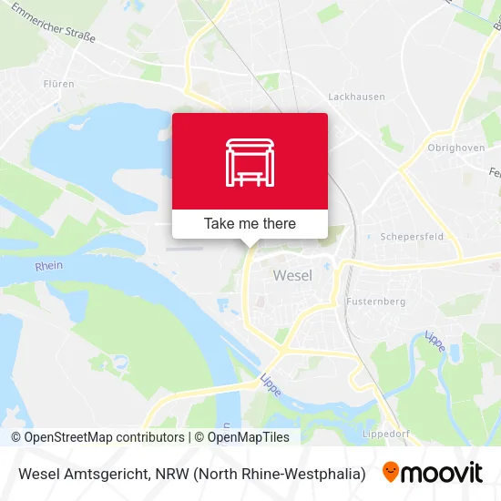 Карта Wesel Amtsgericht