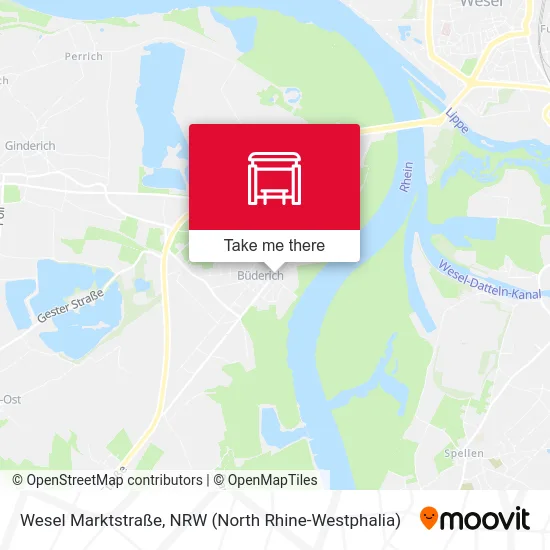 Wesel Marktstraße map