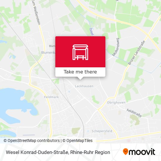 Wesel Konrad-Duden-Straße map