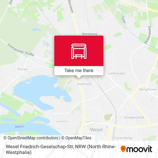 Карта Wesel Friedrich-Geselschap-Str