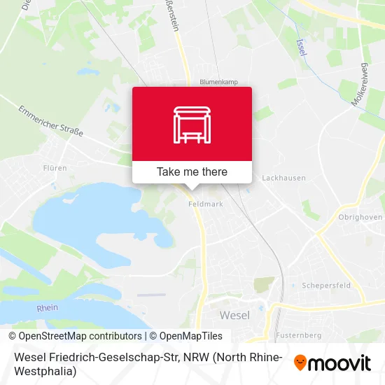 Карта Wesel Friedrich-Geselschap-Str
