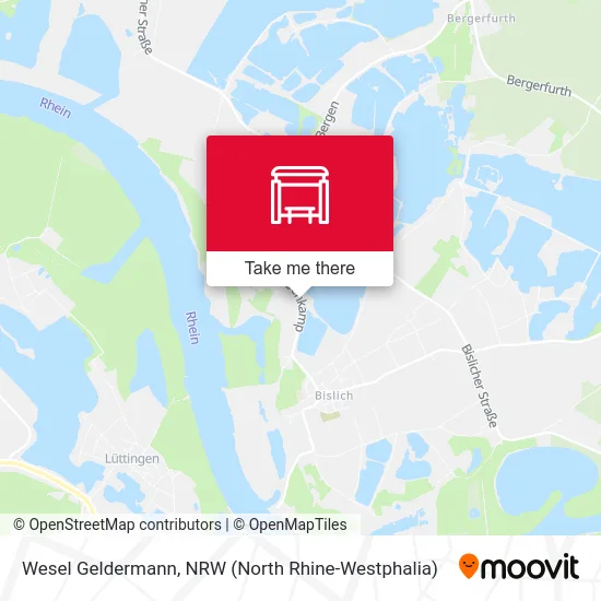 Карта Wesel Geldermann