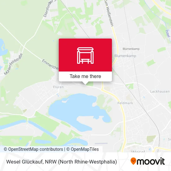 Карта Wesel Glückauf