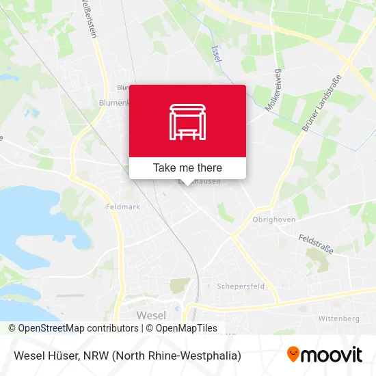 Карта Wesel Hüser