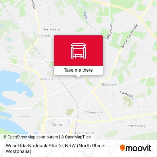 Карта Wesel Ida-Noddack-Straße