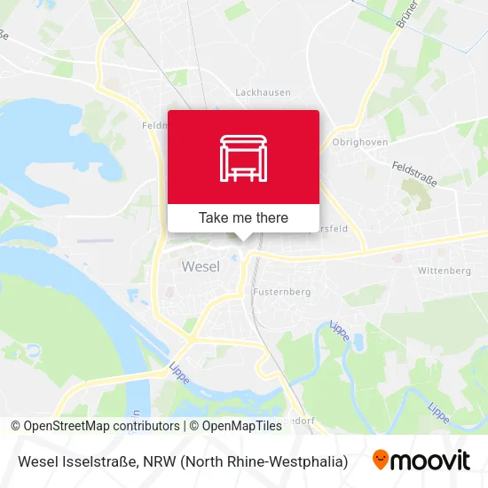 Карта Wesel Isselstraße